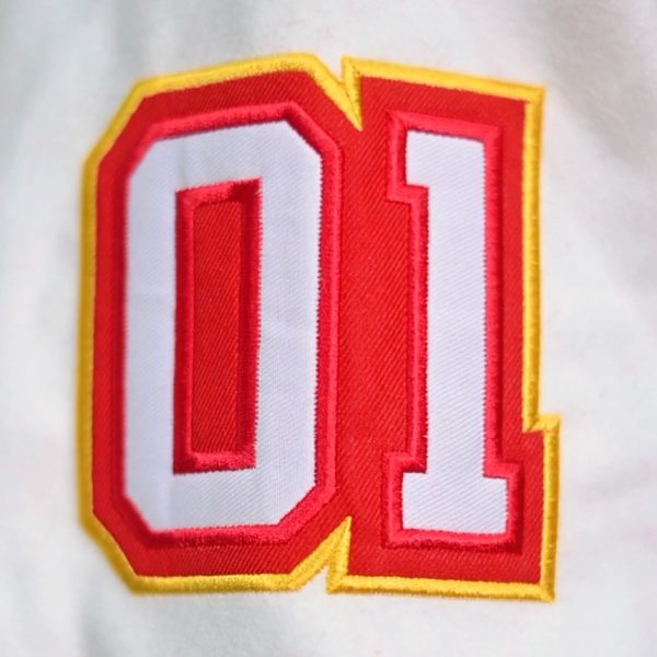 01 printed with tackle twill embroidery