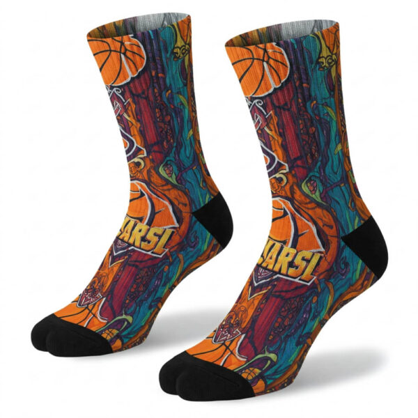 all over printed sublimated basketball design with logo and team name
