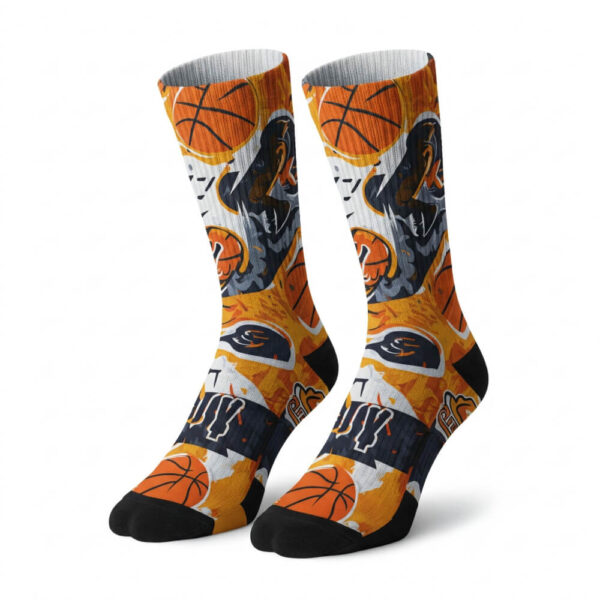sublimated team basketball socks