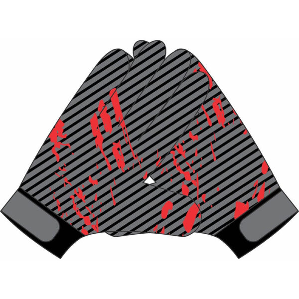 black and grey flag football gloves