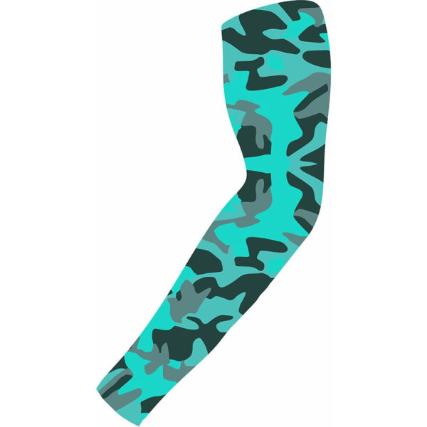 camo design flag football left sleeve
