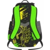 sublimated paint splatter flag football backpack back