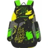 sublimated paint splatter flag football bag front