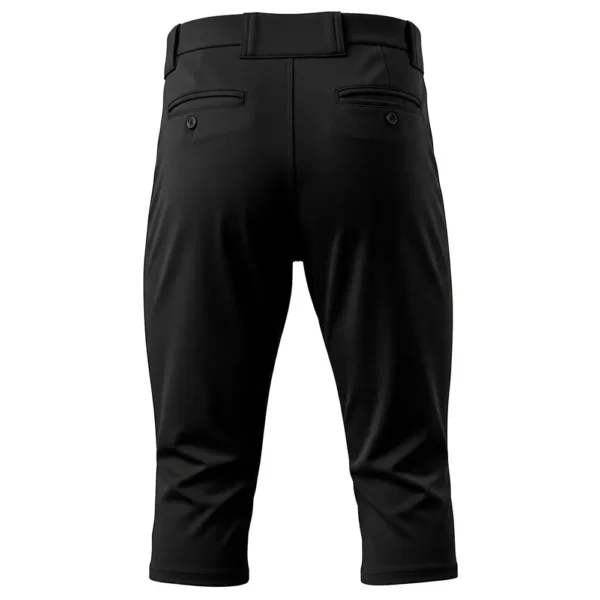 black baseball knickers back