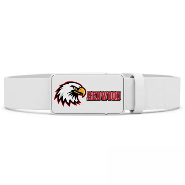 redwood white sublimated belt