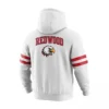 redwood white sublimated hoodie back