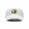redwood white embroidered visor front