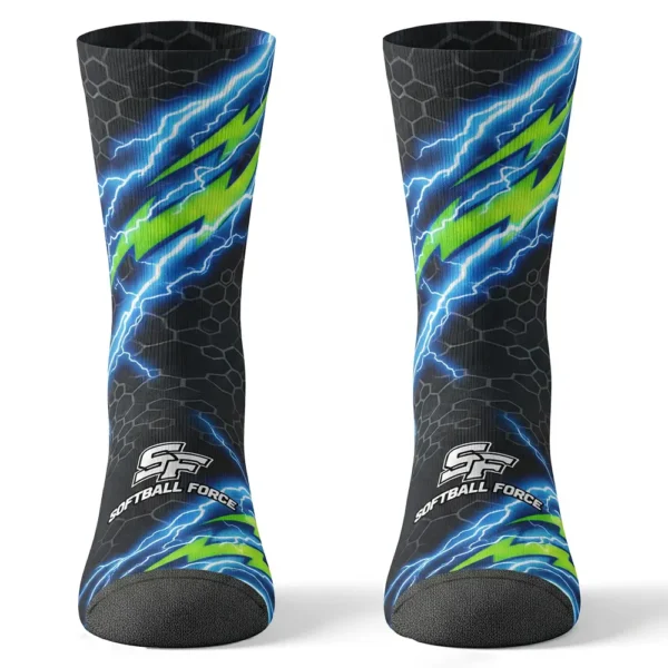softball force sublimated socks