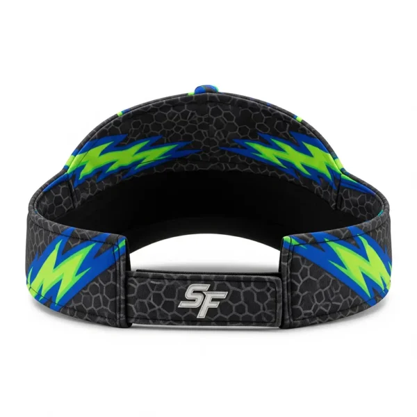 softball force sublimated visor back