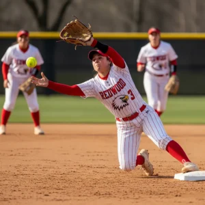 softball-team-playing-with-redwood-uniforms