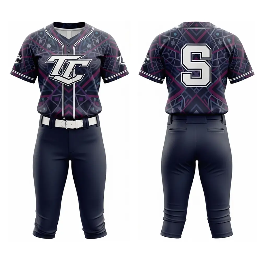 sublimated pattern softball uniform