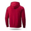 red soccer hoodie back
