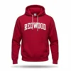 red soccer hoodie front
