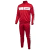 red soccer tracksuit front