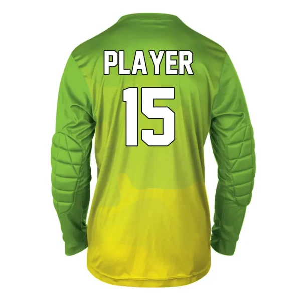 men's soccer goalie jersey back
