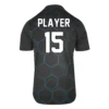 split neck soccer jersey back