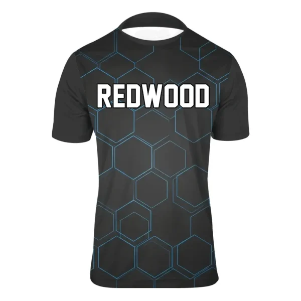 split neck soccer jersey front