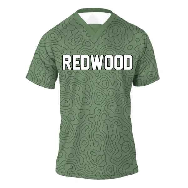 v-neck insert soccer jersey front