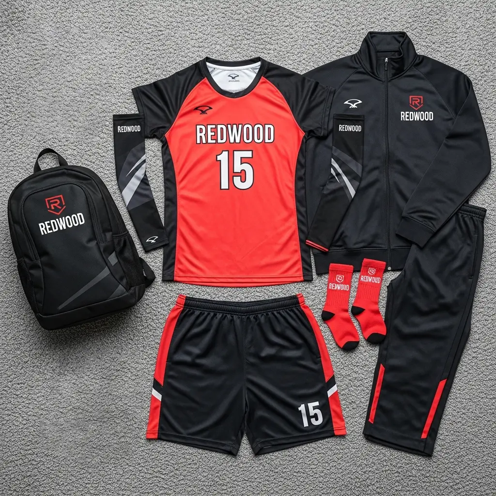 custom volleyball uniform package