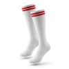 white soccer socks