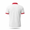 white polo shirt back