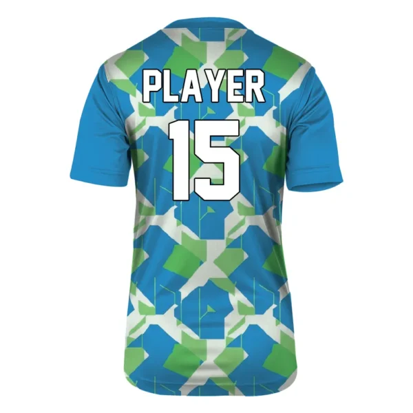 women's panel v-neck soccer jersey back