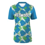 women's panel v-neck soccer jersey front