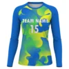 crewneck women's long sleeves volleyball jersey front