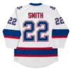 Sublimated glacier hawks hockey jersey back with player name and number