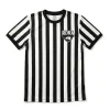 Custom crewneck roller derby referee jersey front.