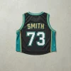 Custom cropped roller derby jersey back.