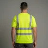 Custom hi vis dri fit shirt back.