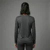 Custom printed long sleeves dri fit t-shirt back.