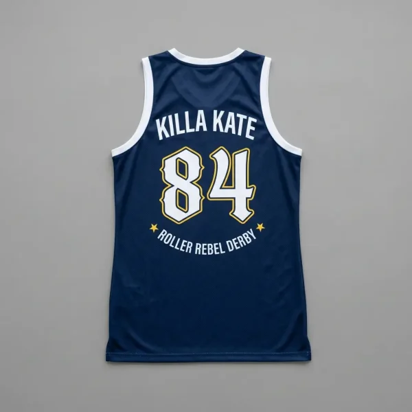 Long roller derby jersey.