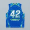 Bolt strike flag football pinnie back.