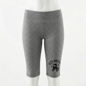 Capri length derby training shorts front.