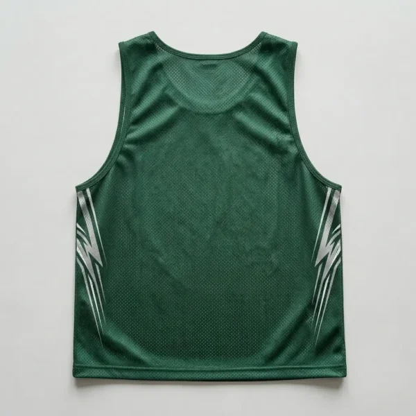 Forest tribal field hockey pinnie back.