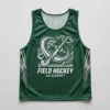 Forest tribal field hockey pinnie front.