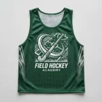 Forest tribal field hockey pinnie front.