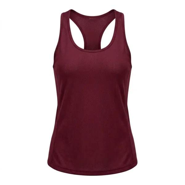 Maroon women's fit pinnie.