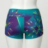 Plus size roller derby booty shorts back.