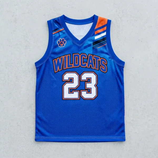 Sublimated basketball pinnie.