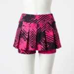 Sublimated roller derby skort, short with attached skirt front.