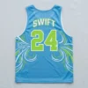 Swirl vortex ultimate frisbee pinnie back.