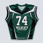 Wildcats armor football pinnie front.