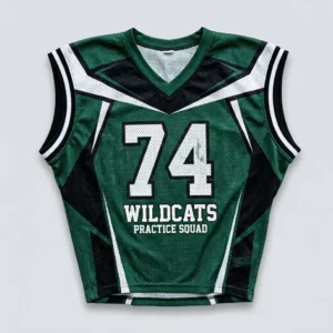 Wildcats armor football pinnie front.