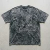 Blank acid washed oversized t-shirt.