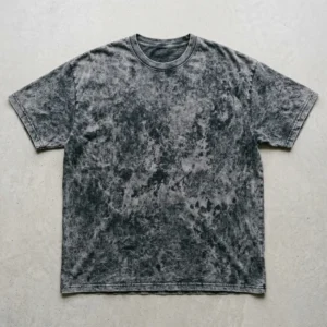 Blank acid washed oversized t-shirt.