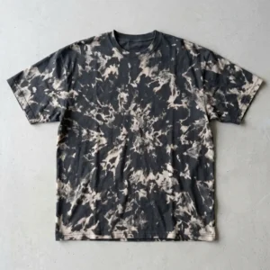 Blank bleach washed oversized t-shirt.
