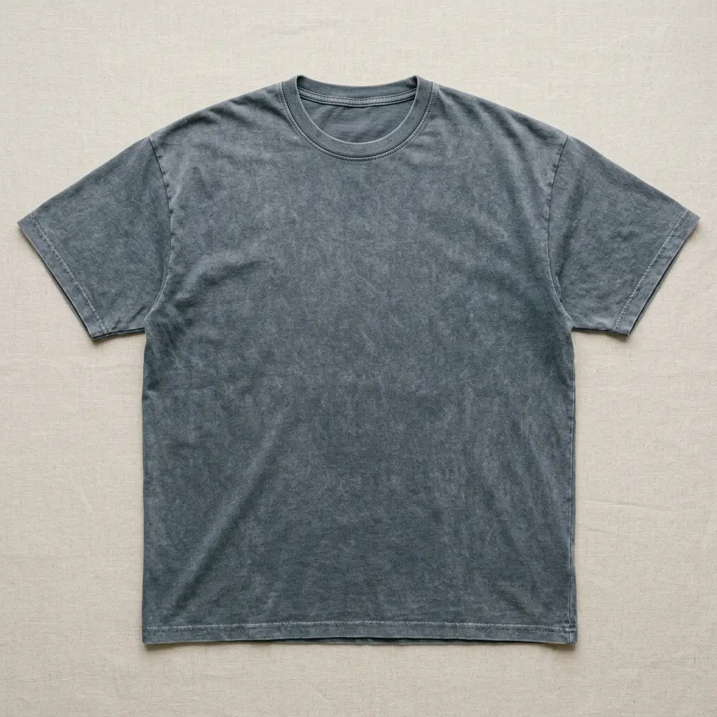 Blank stone washed oversized t-shirt.